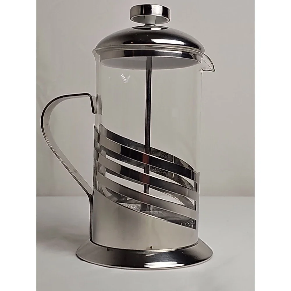 Stainless Steel Glass French Press Coffee Maker Tea Press with Filter